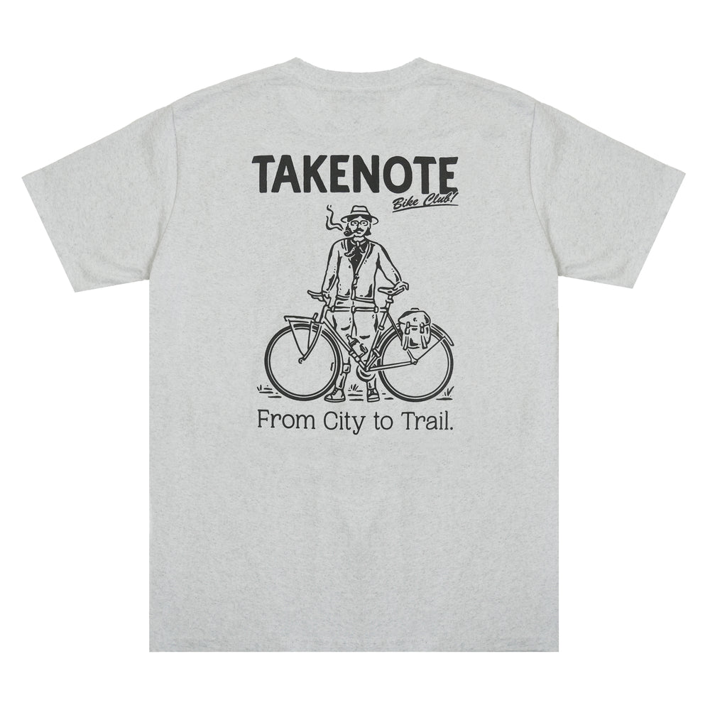 Bike Club Tee - Ash