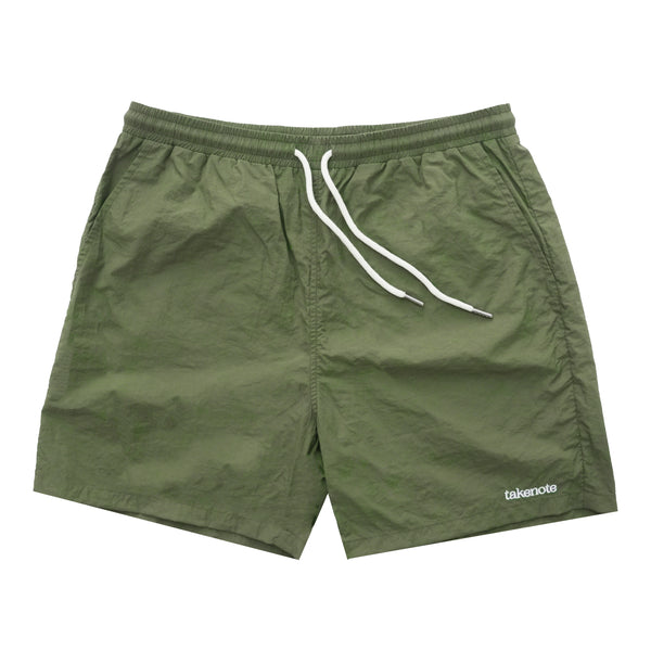 Nylon Street Shorts - Sage – takenote™
