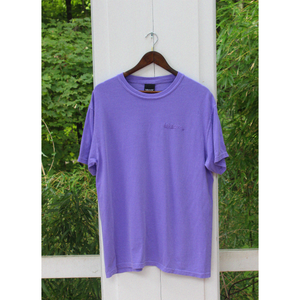 Over-dyed Wave Tee - Lavender