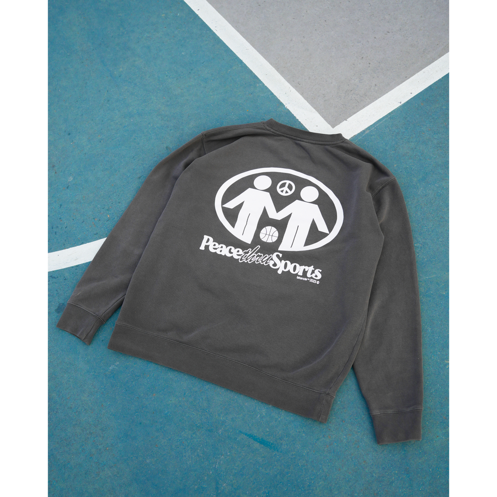 Peace Thru Sports Crewneck - Black