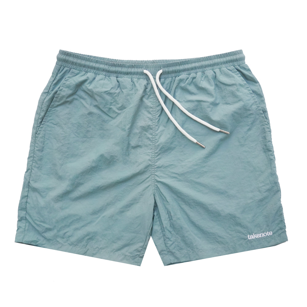 Nylon Street Shorts - Baby Blue