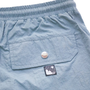 Nylon Street Shorts - Baby Blue