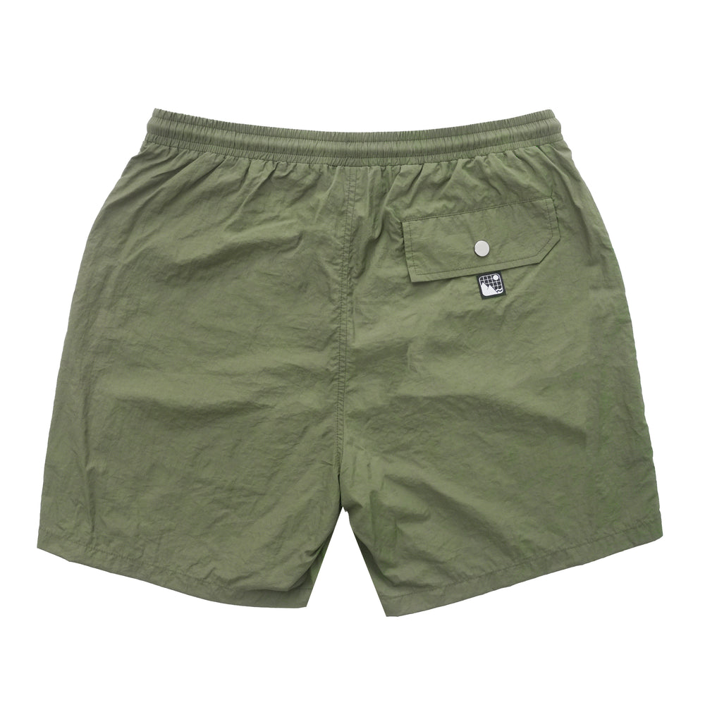 Nylon Street Shorts - Sage