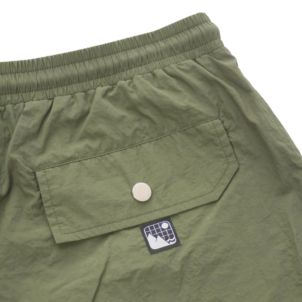 Nylon Street Shorts - Sage