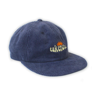 
            
                Load image into Gallery viewer, Sunset Corduroy Hat - Navy
            
        