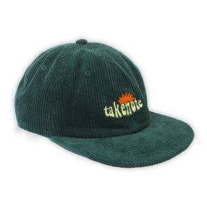 Sunset Corduroy Hat - Deep Teal