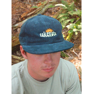 Sunset Corduroy Hat - Deep Teal