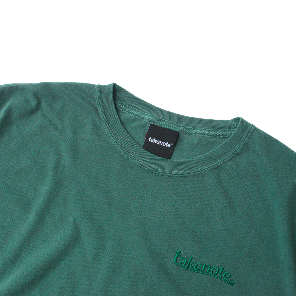 Over-dyed Wave Tee - Spruce
