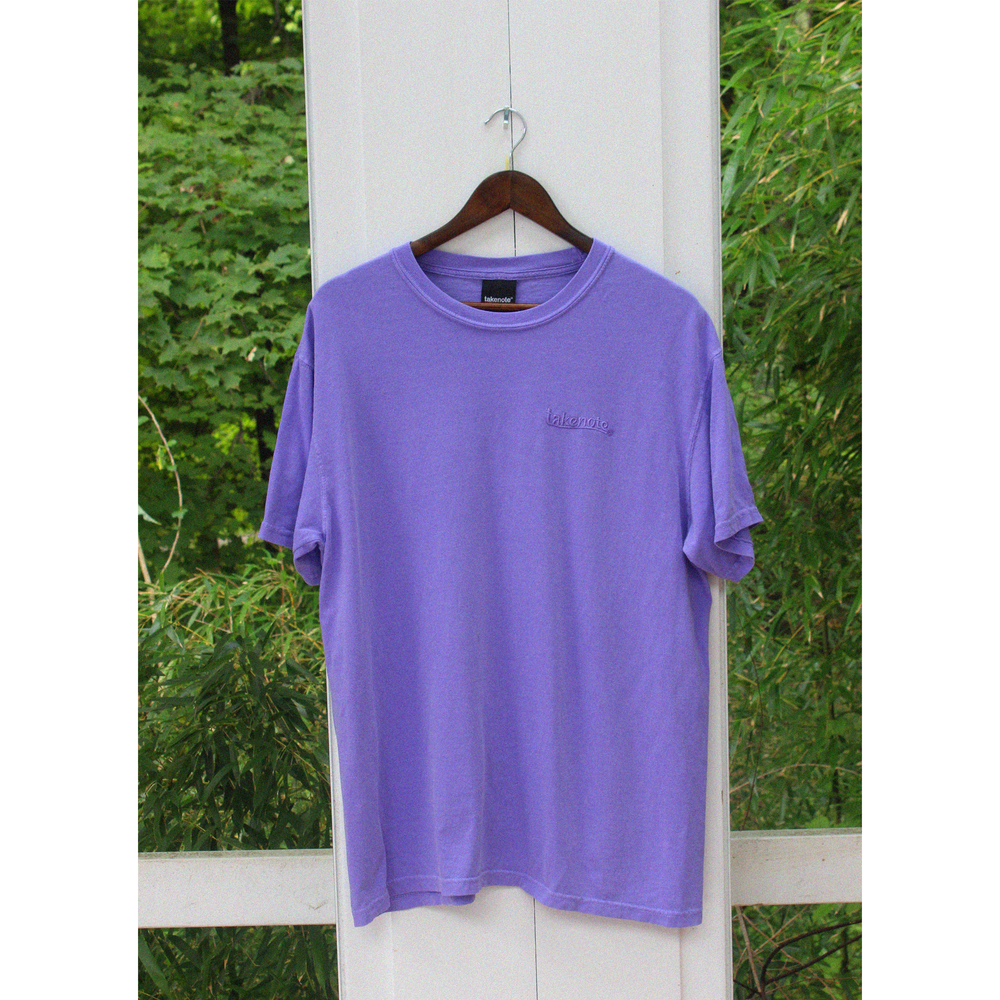 
            
                Load image into Gallery viewer, Over-dyed Wave Tee - Lavender
            
        
