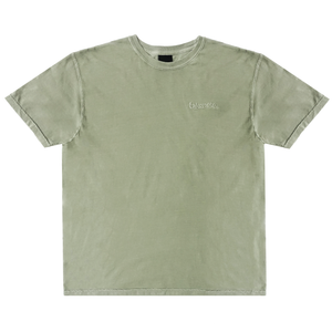 Over-dyed Wave Tee - Stone